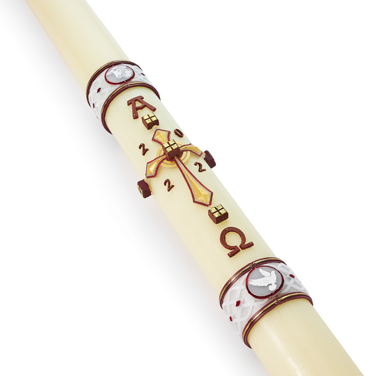 Root Paschal Candle Lamb of God 3 1/2” x 60”