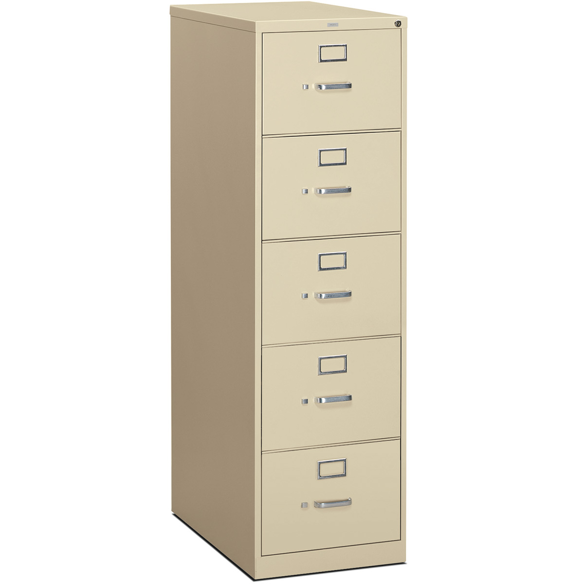HON 310 Series 5-Drawer Vertical File w Lock 26 1/2″ D