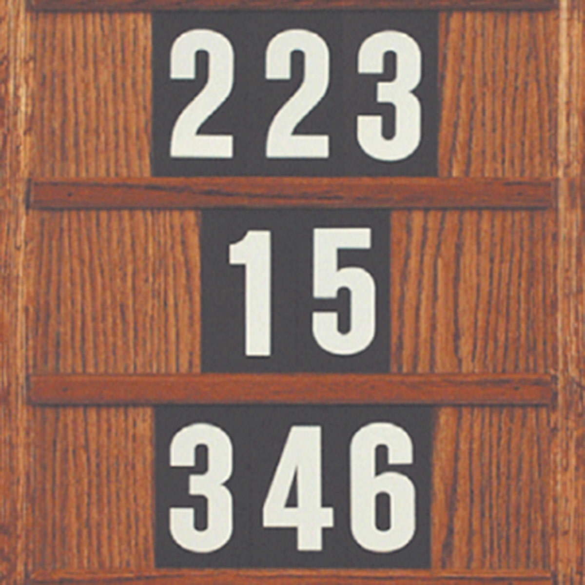 Woerner 240 Set of Numbers 4 3/8″ H