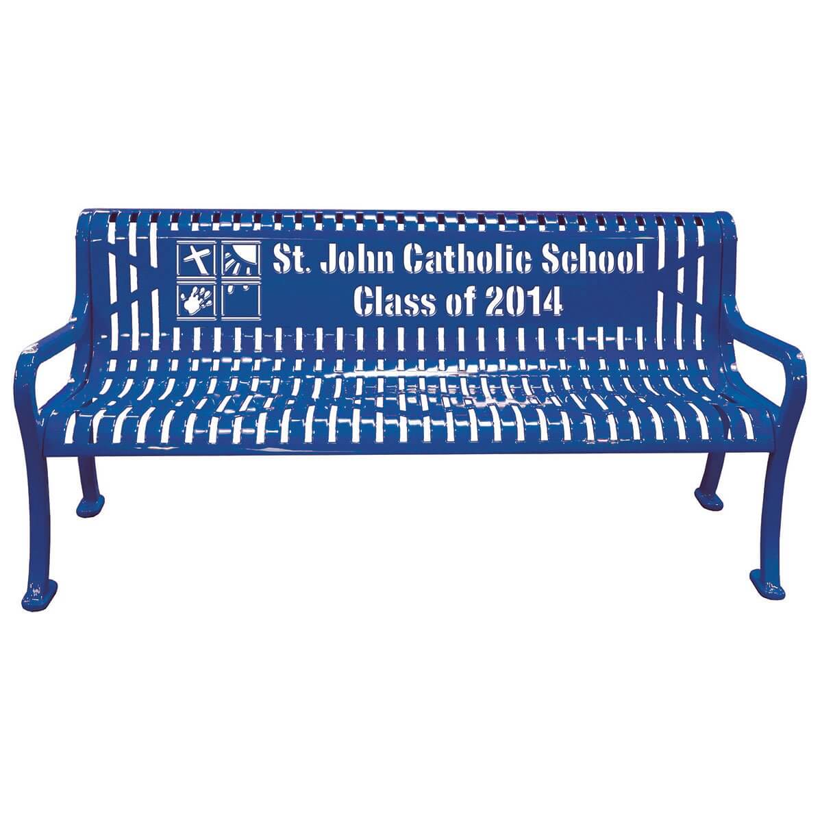 Leisure Craft 8′ Roll Formed Personalized Bench