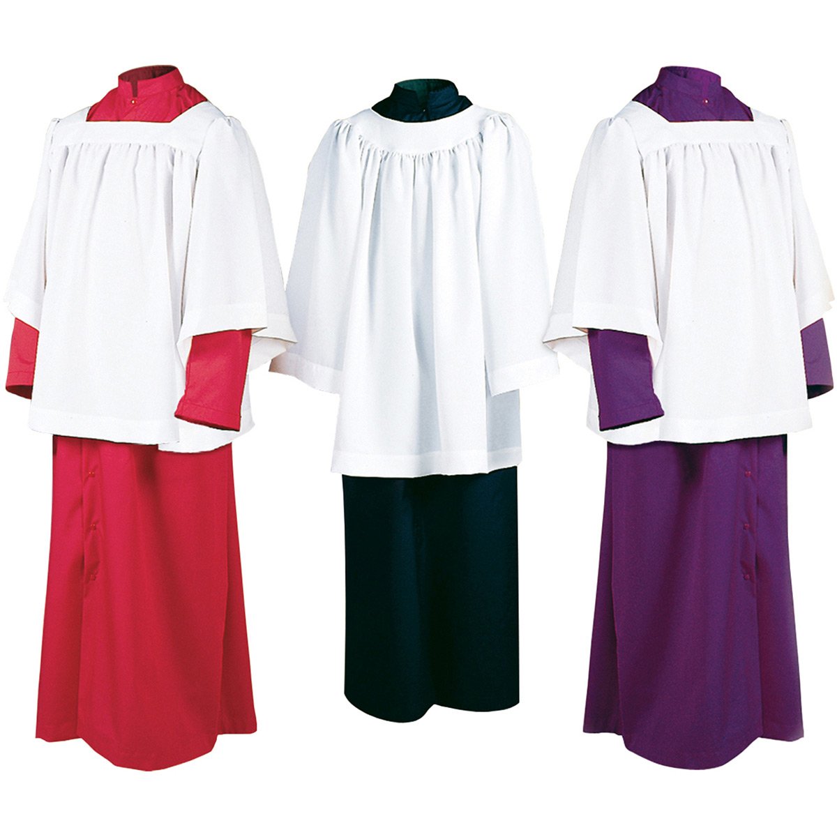Abbey Brand Altar Server Cassock Poly/Cotton Snap Front Catholic