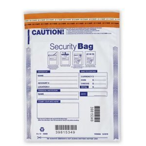 All Clear Single Pocket Deposit Bag 10 X 15 100 Bags 
