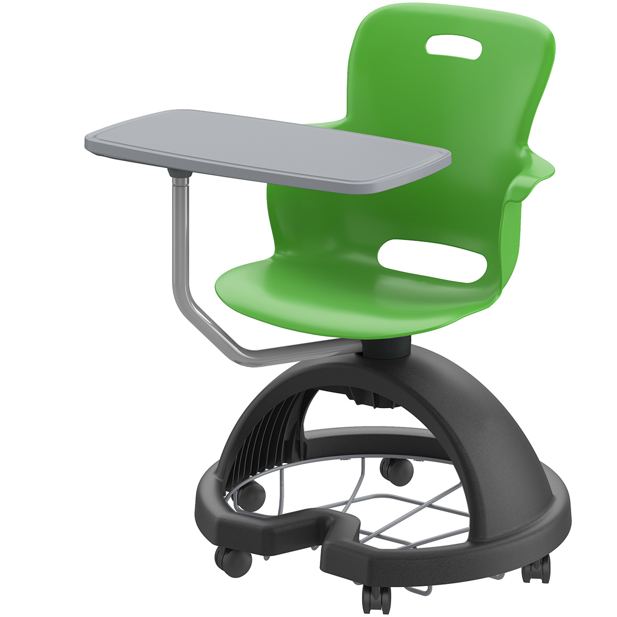 Haskell Ethos Chair w Soft Casters, Work Surface