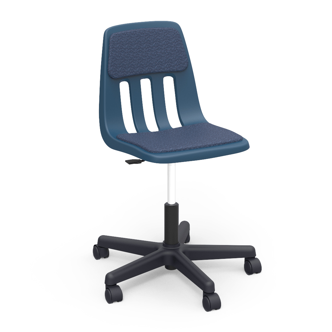 Virco 9000 Series Task Chair Adjustable Height, Padded Seat