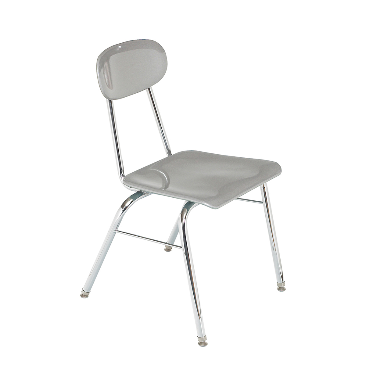 Columbia Hard Plastic Super Stacker Chair 13.5″ w Chrome Frame