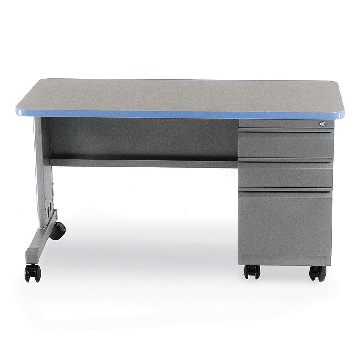 Smith System 24″ x 54″ Cascade Teacher Desk Right Ped B/B/F