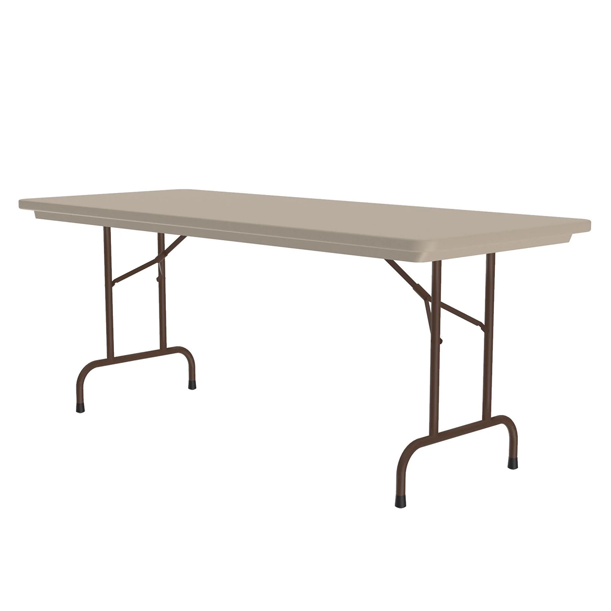 Correll 30″x72″ Commercial Blow-Molded Folding Table, Mocha Granite