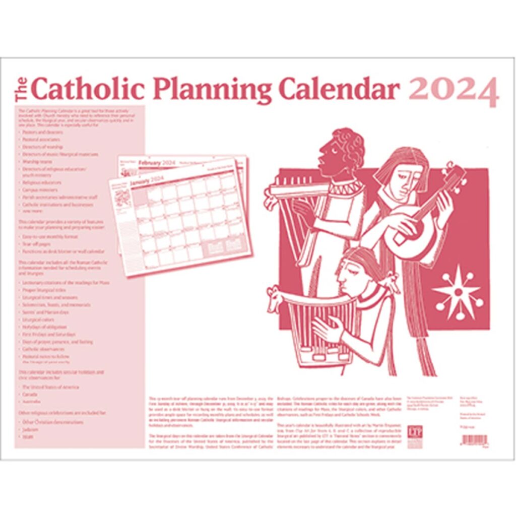 Catholic Planning Calendar 2024 Catholic Purchasing Services